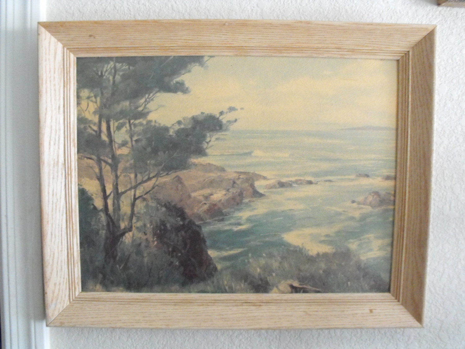 Vintage seascape art print