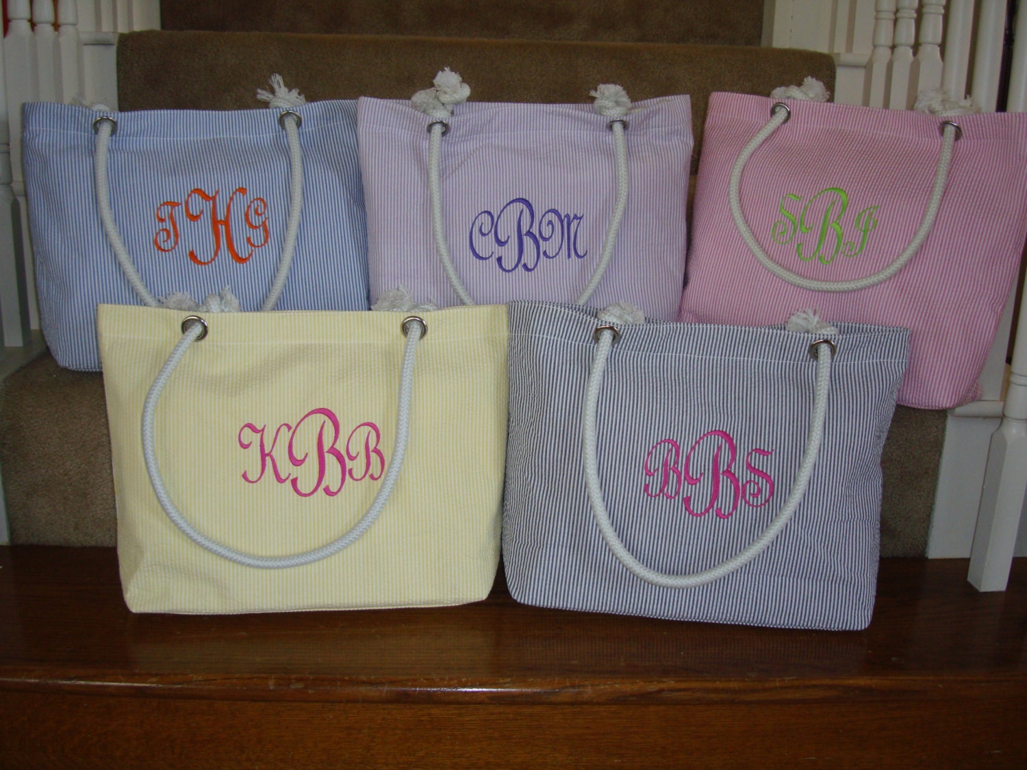 Set of 2 Bridesmaid Gifts Monogrammed