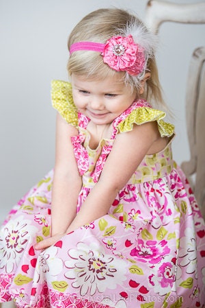 size 3T, Tea garden flutter dress
