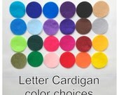 Personalized Children's Letter Cardigan