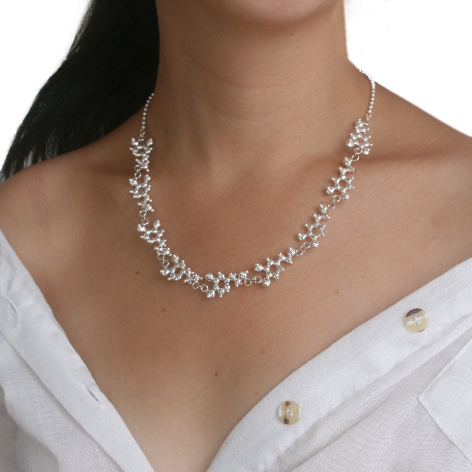 Dopamine Silver Necklace II
