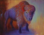 Manitaurora Borialis - Original Painting by Lori Zebiere