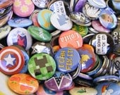 Pick Your Own 25 - 1 inch Pin Back Buttons