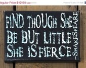 Mad-4-Grads Super Sale She is Fierce  -  Expressive Art on Canvas wall decor for Dorm, Bedroom, Kitchen, Bathroom