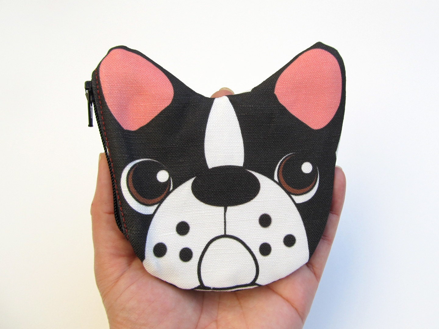 Frannie the French Bulldog Zipper Pouch