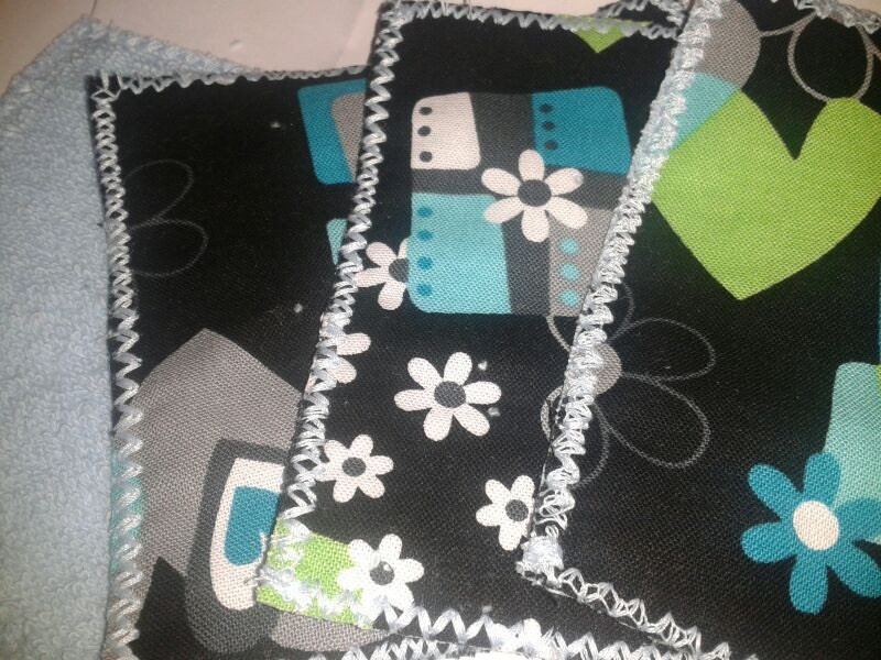 Face Scrubbies, Face Cloths, Drawstring bag and cloths, reuse