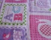Flannel burp cloth, burp rag, baby, infant, reuse, baby shower