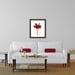 Flower Home Decor Standing Tall Photo Fine Art Flower Photography Print Red Wall Art