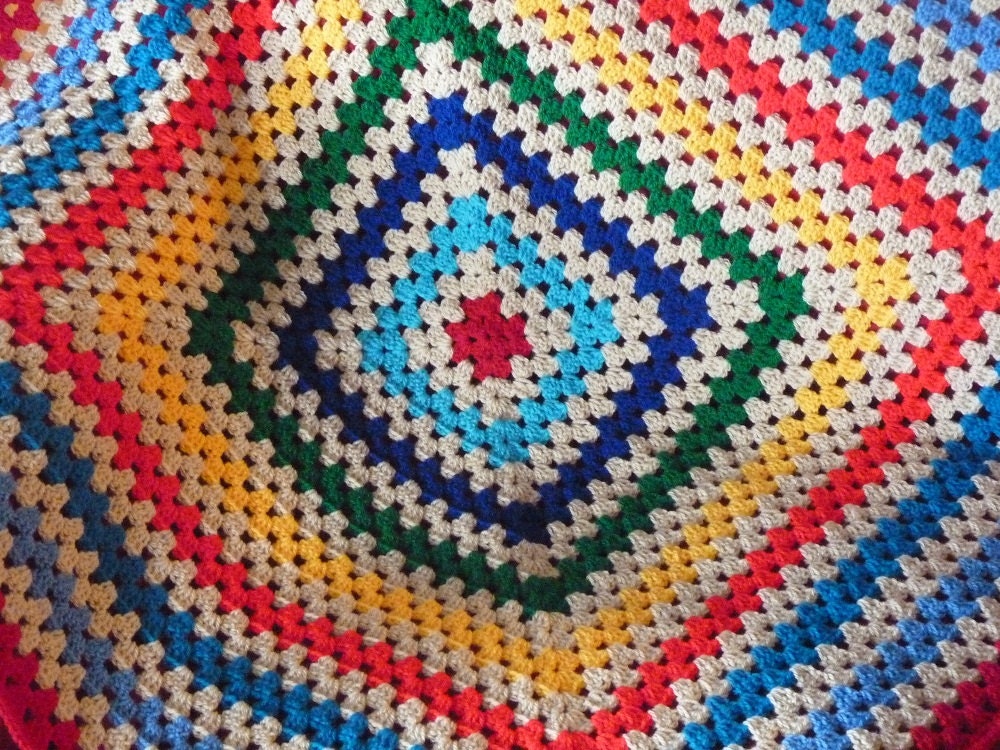 Crochet Colour Mix Blanket