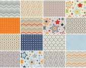One for the Boys by Zoe Pearn for Riley Blake-  18 Fat Quarters Quilt Fabric