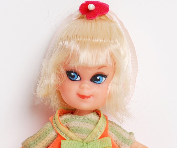 Vintage 60s 70s Mattel Pretty Parlor Playhouse Liddle Kiddle Doll