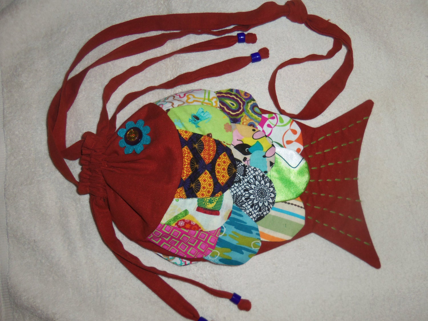 Patchwork Pisces Purse