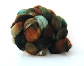 REPTILIAN Hand-Dyed Southdown Combed Top/Roving-4 ounces