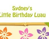 Printed On Waterproof labels-Luau Flower Water Bottle Label-15 Il_170x135