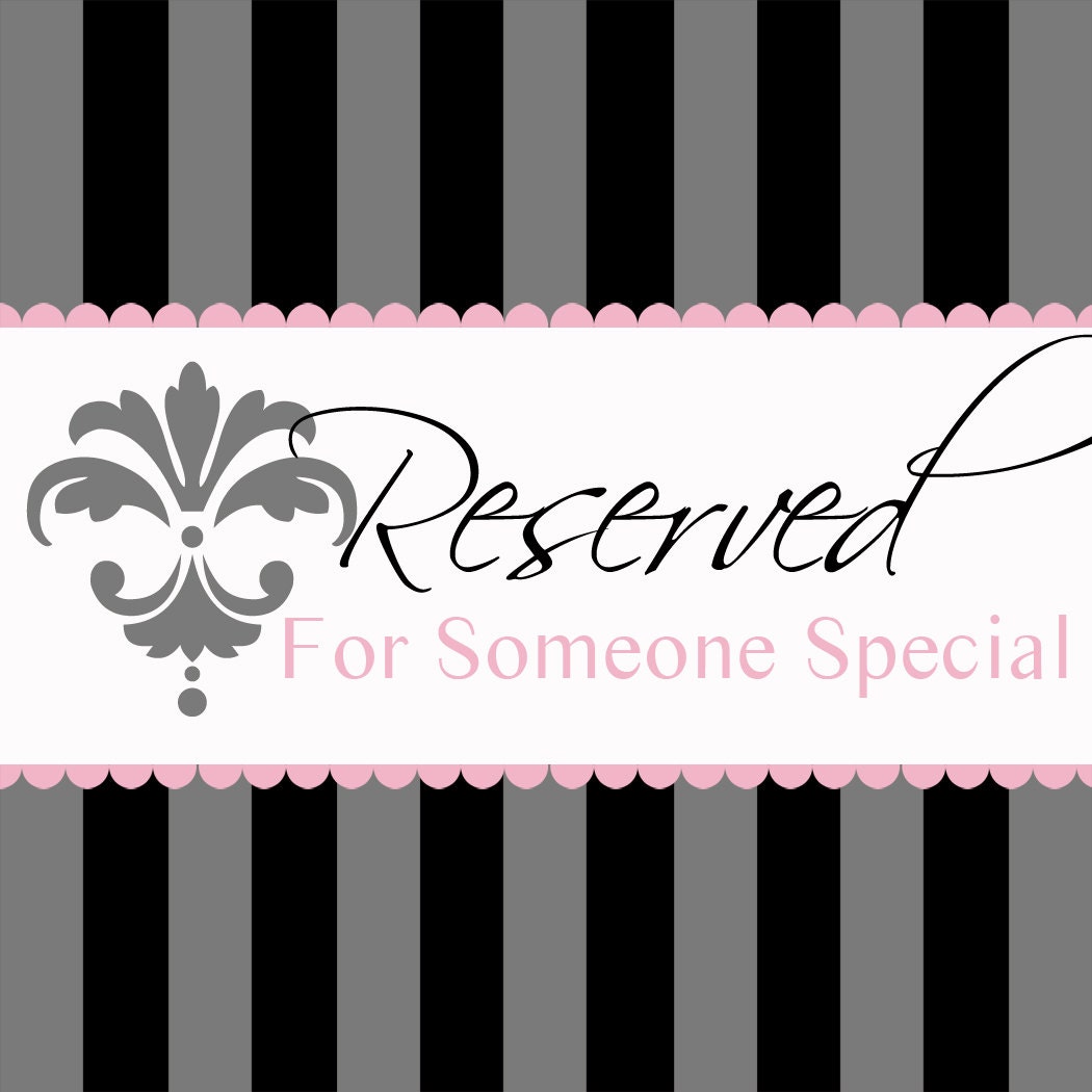 Custom Order for Rita Only Please