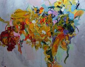 Elena ABSTRACT fine art giclee print on paper contemporary 16x16