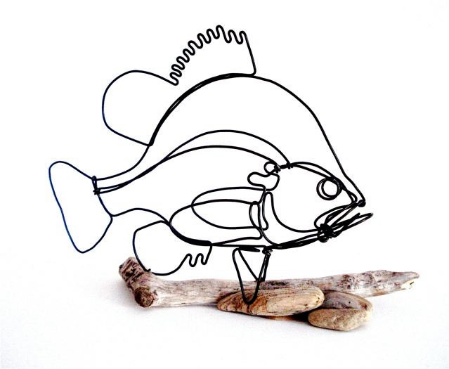 Sunfish Wire Sculpture