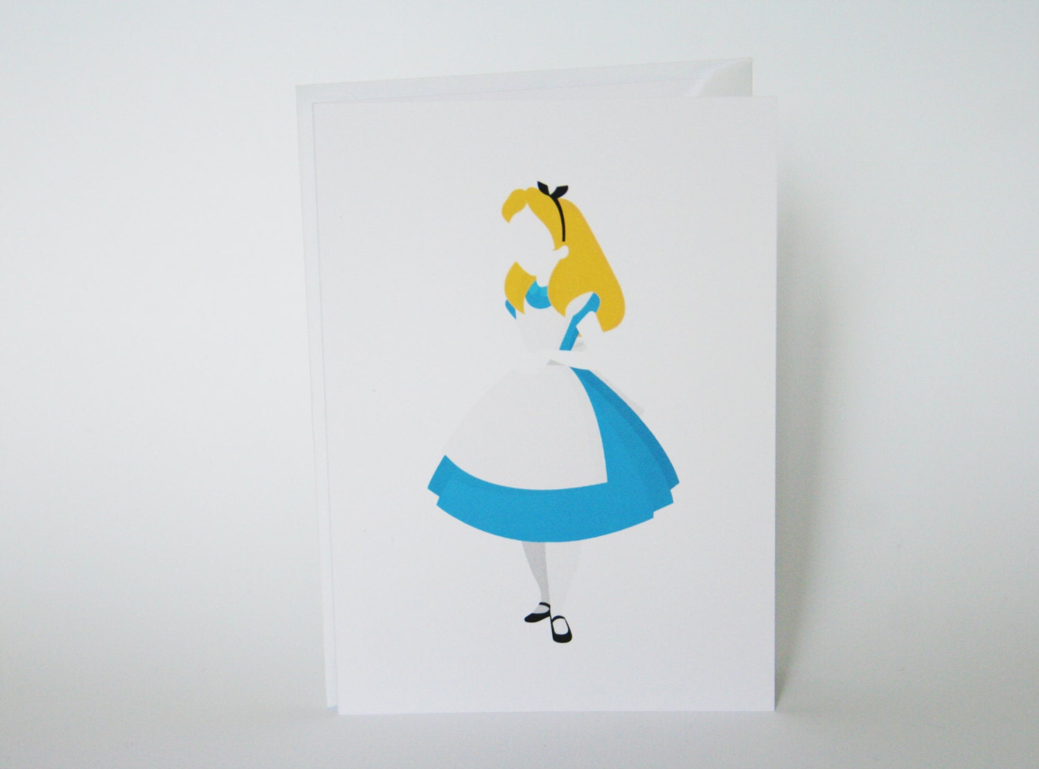 Illustrative Alice in Wonderland Greetings Card