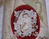 Victorian New Year's Good Luck Card - Original