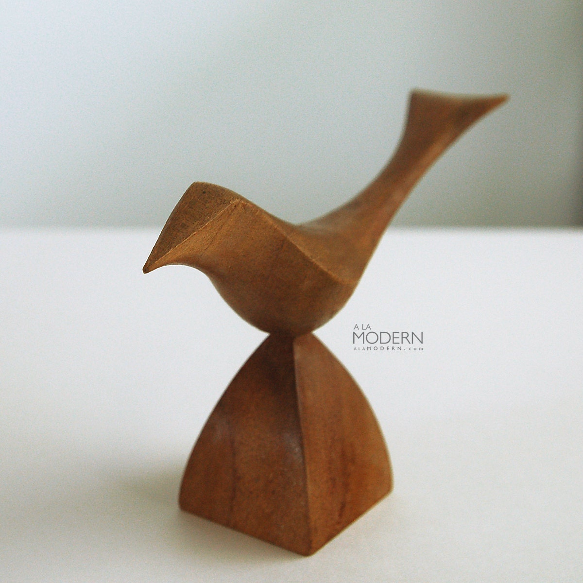 Einar Lilleberg Walnut Wood Bird Figurine