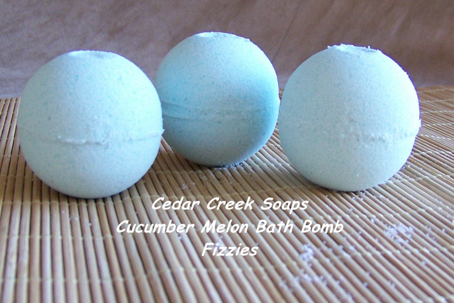 Cucumber Melon Bath Bomb Bath Fizzy 1 Bath Fizzie