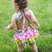 Hot pink, yellow, and lime polka dot ruffle bloomers diaper cover romper sunsuit for baby newborn infant toddler girl