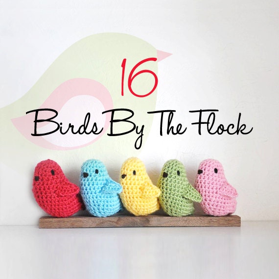 Wholesale 16 Baby Bird Rattles - Your Choice of Colors
