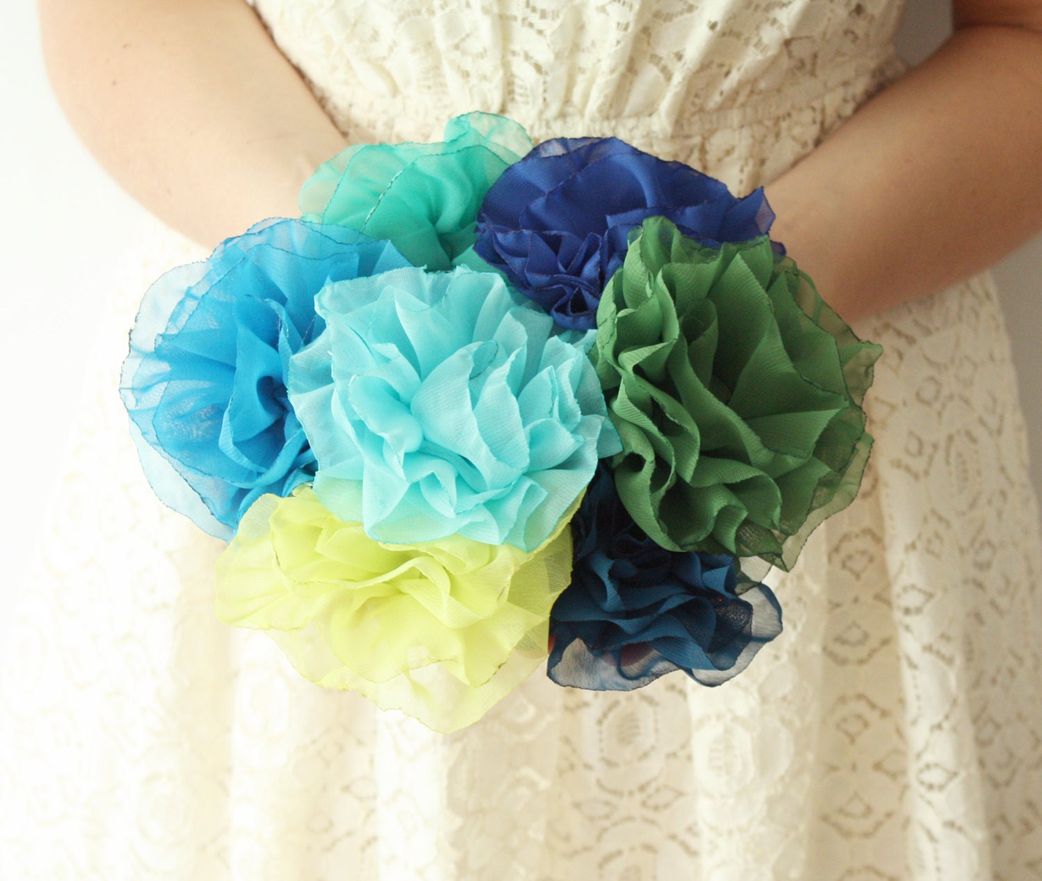 Five Bridesmaid Hair Clips and Brooches
