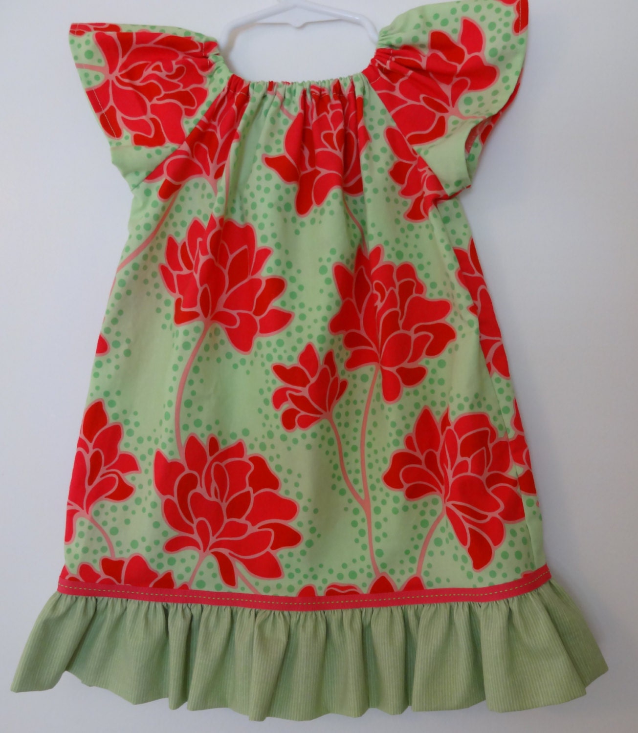 Ready to Ship Size 18MO - Girls Pink Peony Dress