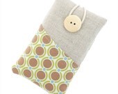 Fabric iPhone 5 case / iPhone 4 case / iPod sleeve / cell phone protector