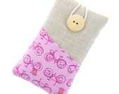 Fabric iPhone 5 case / iPhone 4 case / iPod sleeve / cell phone protector