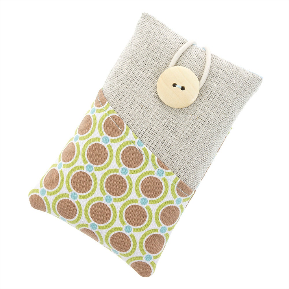 Fabric iPhone 5 case / iPhone 4 case / iPod sleeve / cell phone protector