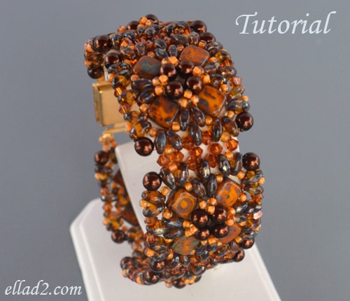 Tutorial Hermosita Bracelet - Beading Pattern PDF