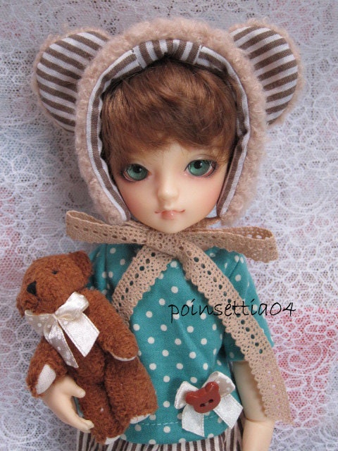 Super Dollfie Yo SD I am Bear Outfit Set - Green