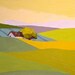 From Field to Field- Landscape Painting- 16x20 Original Oil Painting, on Canvas