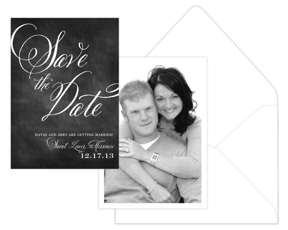Rustic Wedding Save the Date Card - Set of 50 - by Flair Designery Il_570xn