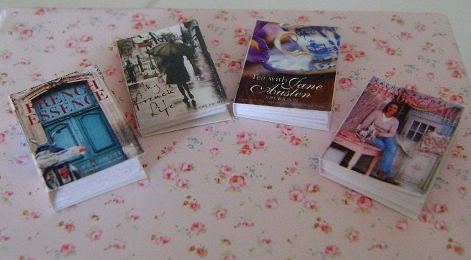DECORATING BOOKS - French Life - Tea - Rachel Ashwell  -  Dollhouse Miniature 1/12 Scale