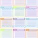 EDITABLE Monthly Cleaning Checklist - Brights - INSTANT DOWNLOAD