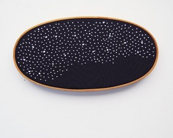 Galaxy Embroidery Hoop Art - The Final Frontier - Space Astronomy Stars - Science Fiction