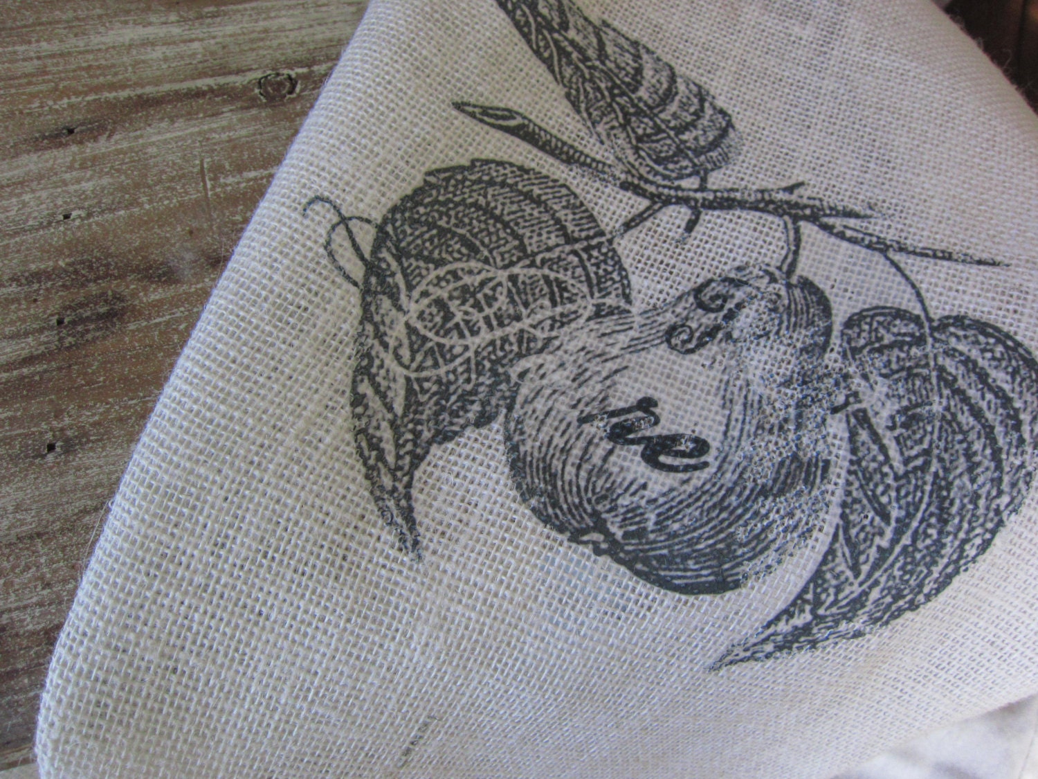 Burlap Table Runner Table Top