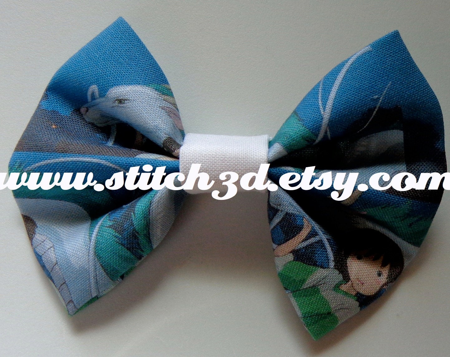 Spirited Away Chihiro and Haku Hair Bow or bow tie