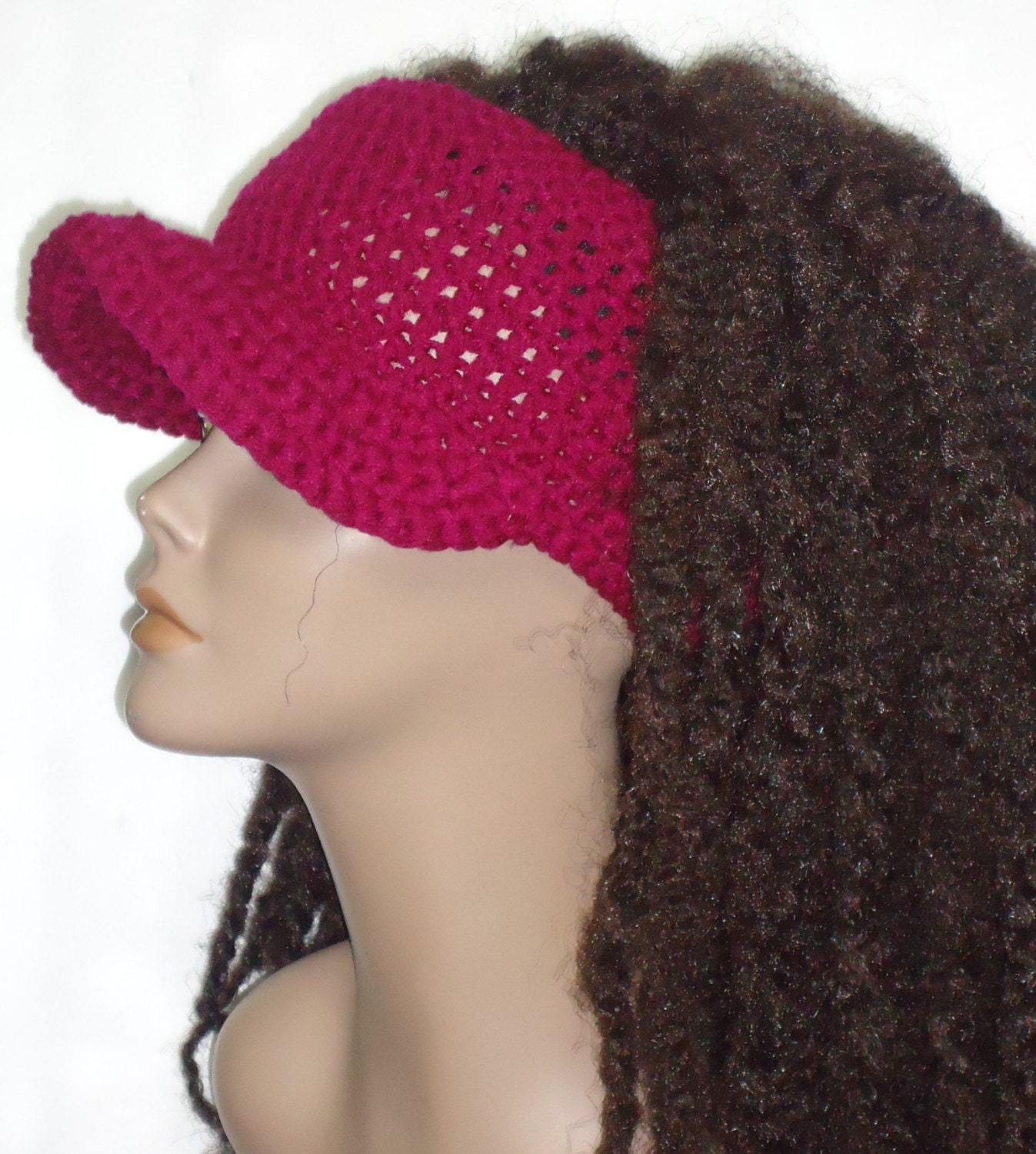 Crochet Visor Headnand with Brim All Colors You Choose