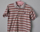 vintage boy short and polo shirt outfit