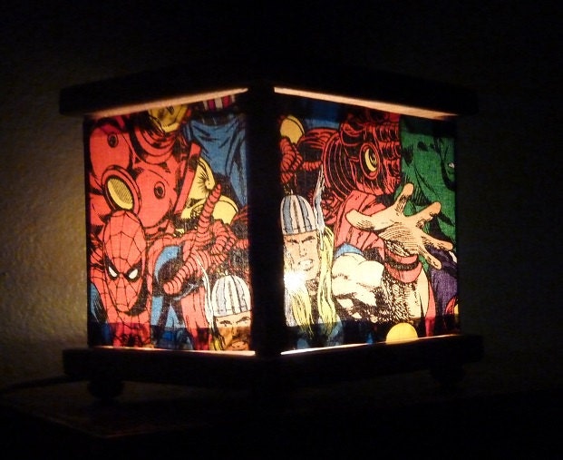 Superhero Night Light Spiderman Captain America Wolverine Thor
