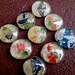 Vintage Floral Magnet Set