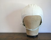 vintage 60s swimming cap - BUBBLES rubber swim hat