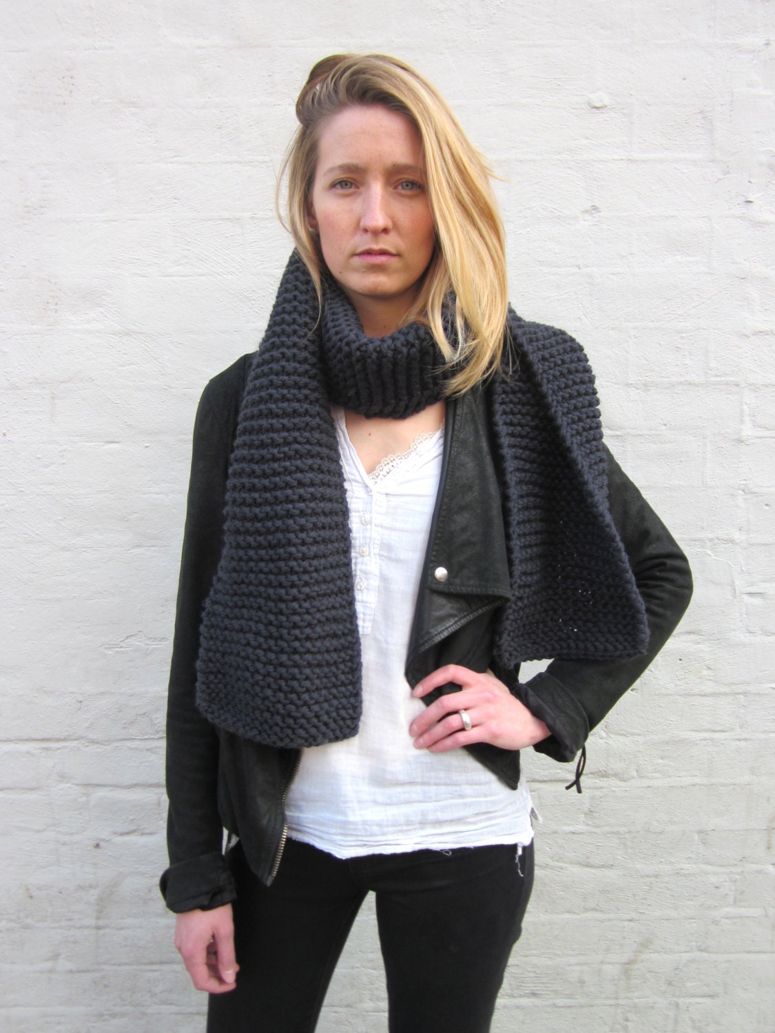 The Original Scarf in Charcoal