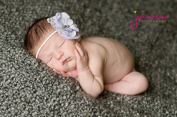 lavender baby headband, newborn headbands, lace flower headband, infant head band