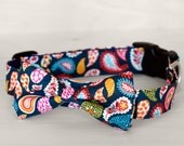 Paisley Dog Bow Tie Collar