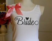 Bride tank top, Disney Bride,  Disney Bride tank,  future Mrs. Tank Top, bride, wedding, wedding attire, Bridesmaids, Mrs.Shirt, Bridal top